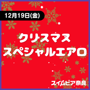 クリスマススペシャルエアロ｜スイムピア奈良